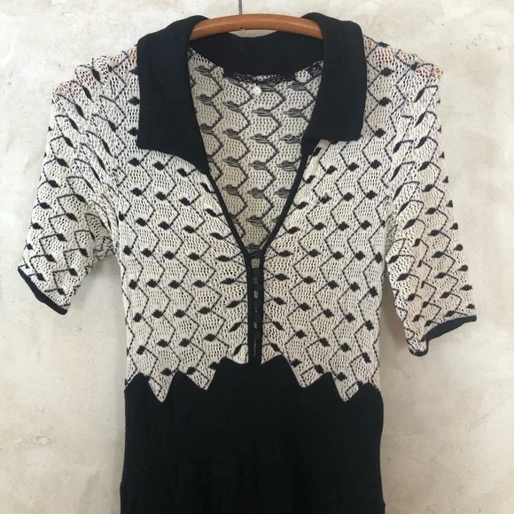 Anthro Knitted & Knotted Rideau Lace Sweater Dress - Picture 2 of 3